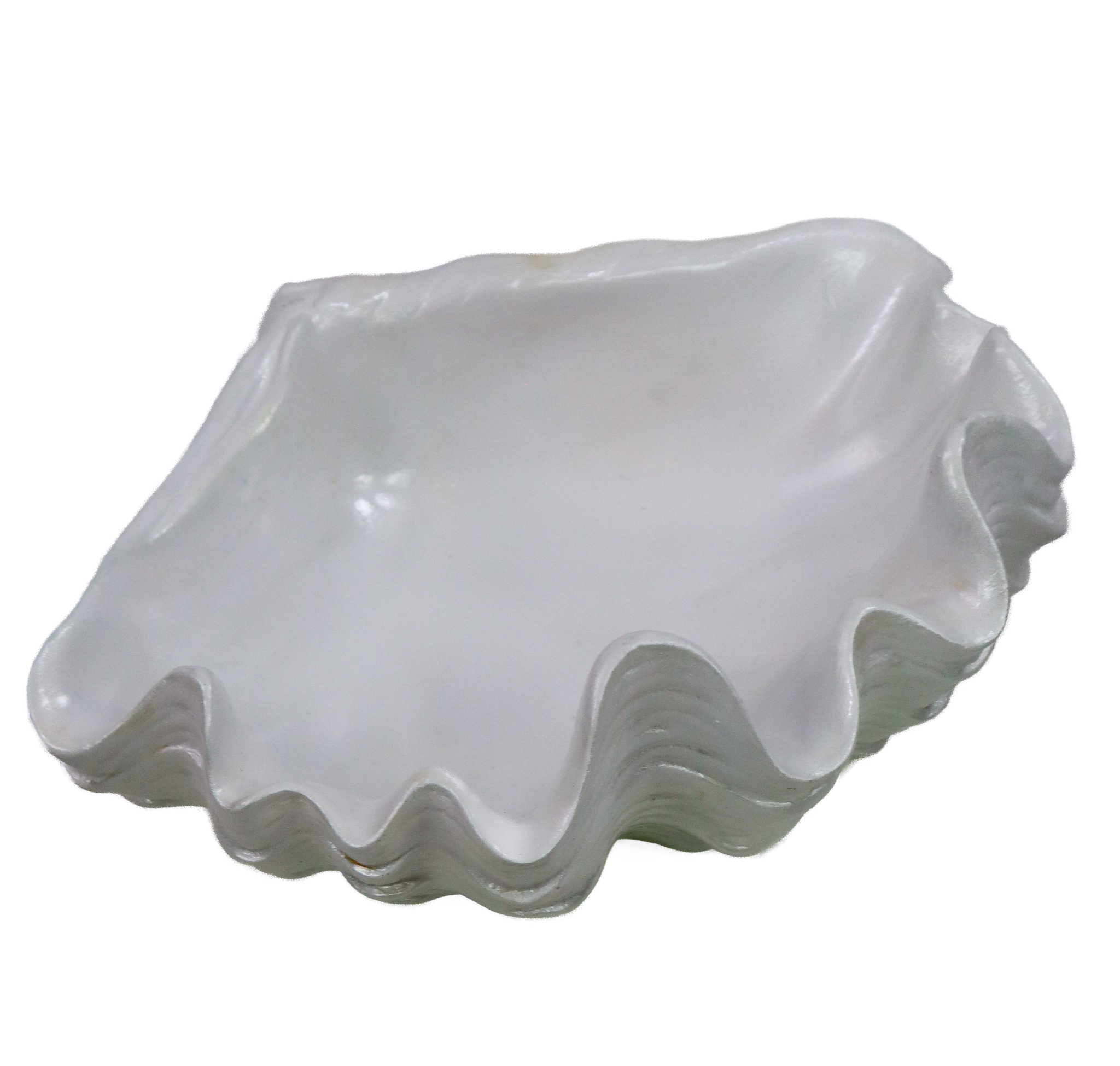 Fruteira de gesso (concha)